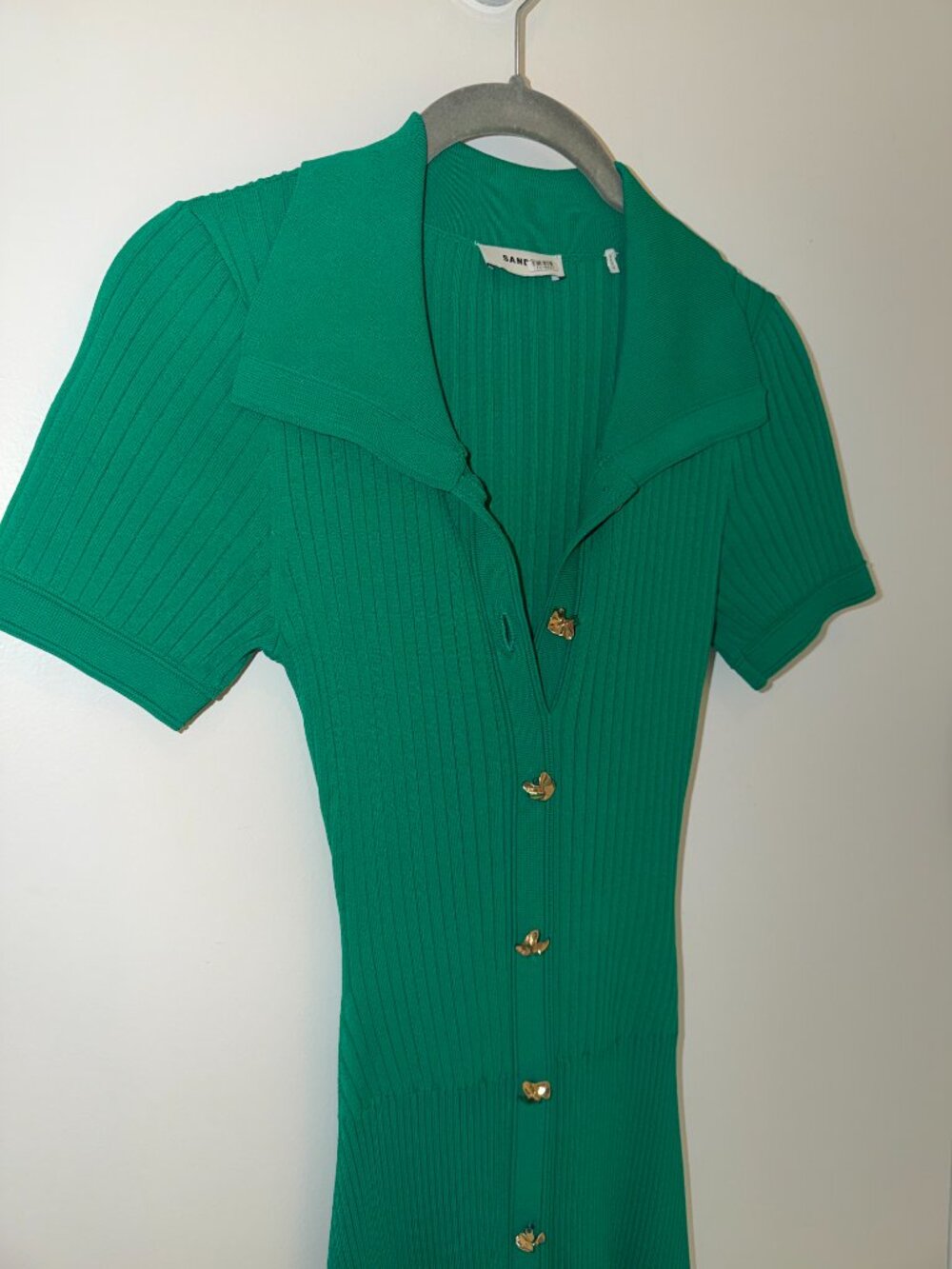 Sandro Lorel Dress, Size 4, Green - Picture 5 of 7